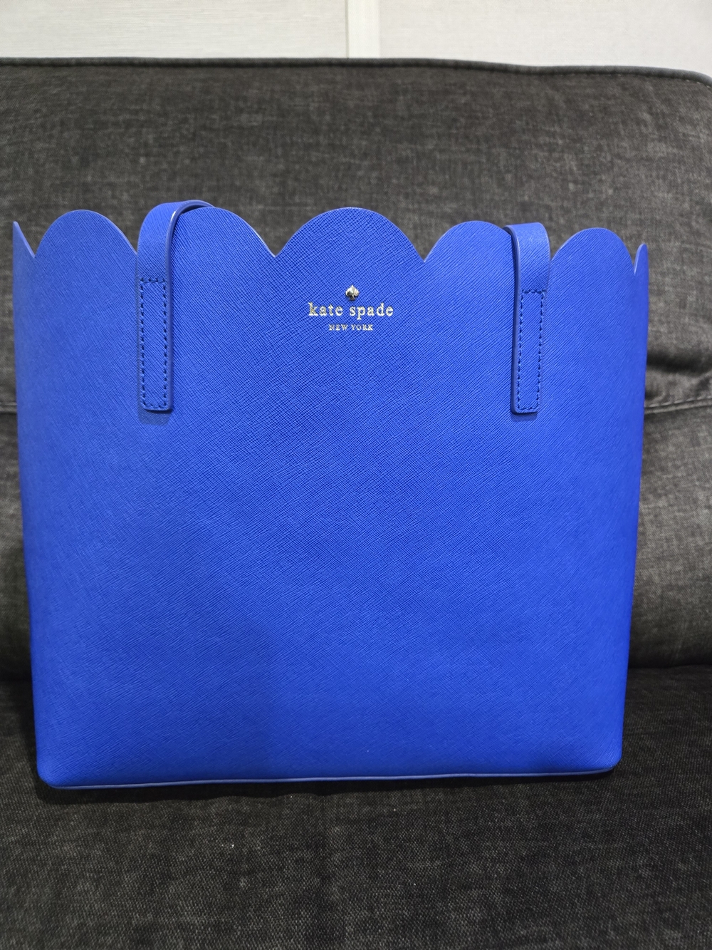 kate spade Scalloped Tote - Cobalt Blue